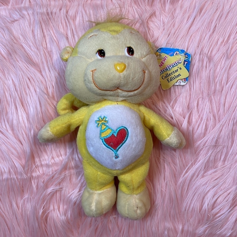 Care Bears Playful Heart Monkey Yellow Stuffed Animal Collectables